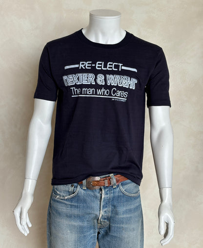 Med. Vintage 1980s graphic T-Shirt -Made in USA-AJ357 Studio