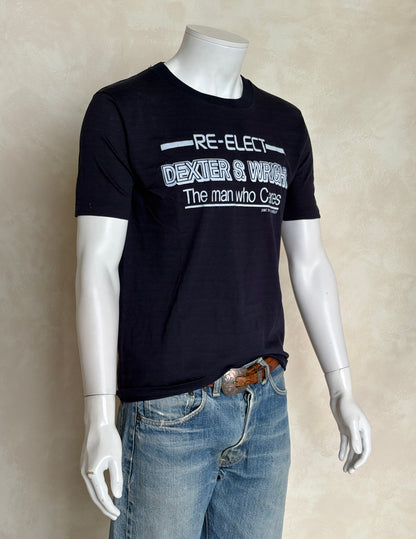 Med. Vintage 1980s graphic T-Shirt -Made in USA-AJ357 Studio