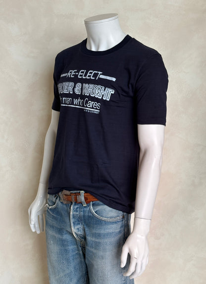 Med. Vintage 1980s graphic T-Shirt -Made in USA-AJ357 Studio