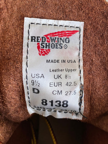 Size 9.5D RW 8138 Moc Toe Boots Made in USA (Seconds)-shoe-AJ357 Studio