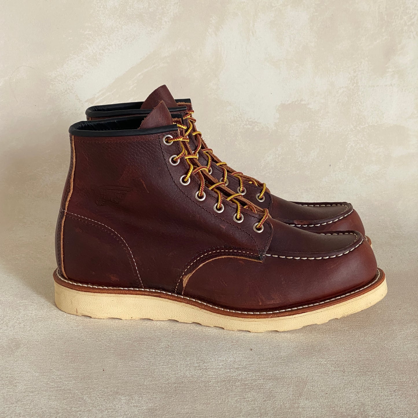 Size 9.5D RW 8138 Moc Toe Boots Made in USA (Seconds) - USA Vintage Bcn
