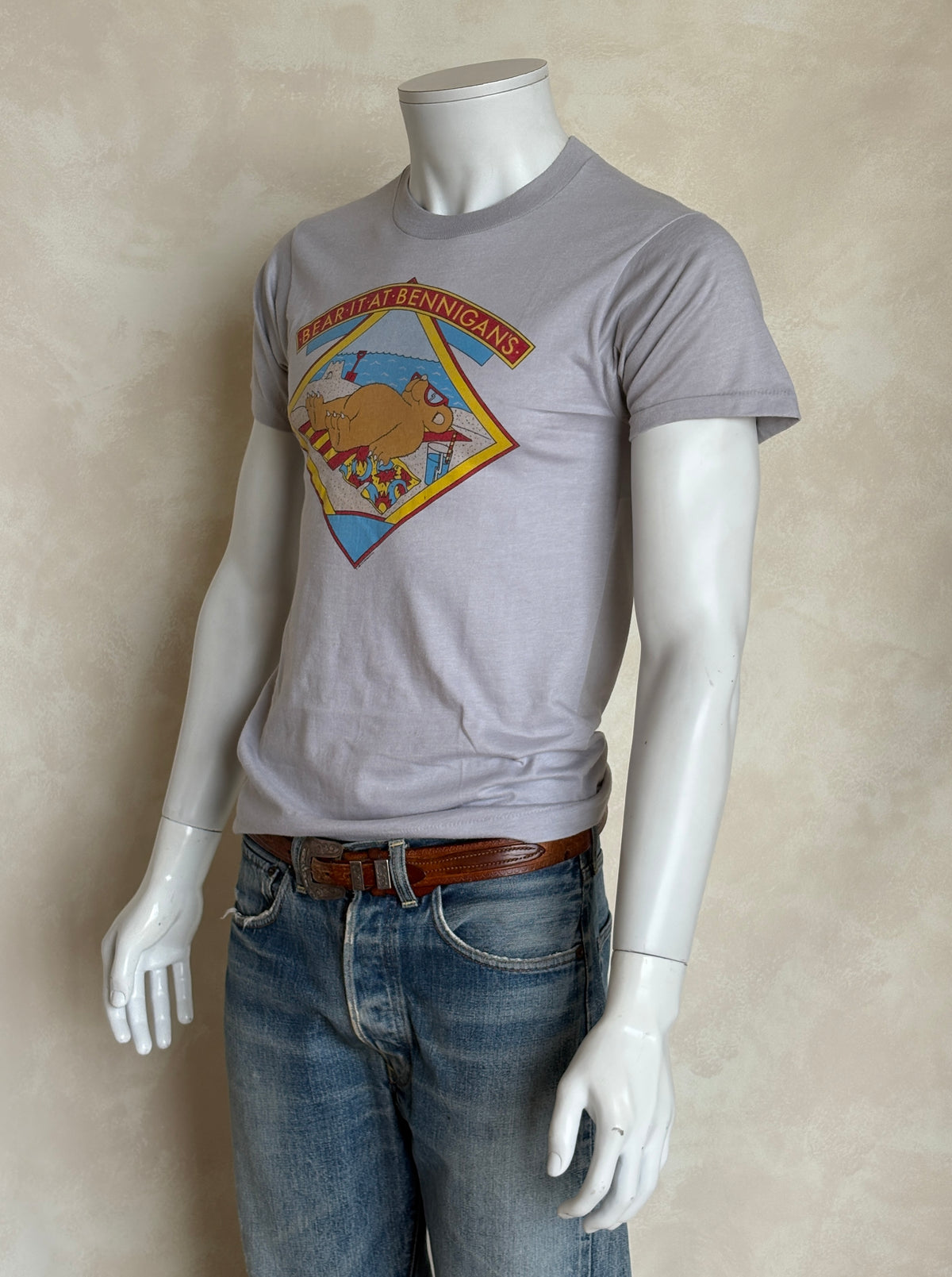 Vintage 80s T-Shirt – Size Small – Made in USA – Classic American Heritage Tee-AJ357 Studio
