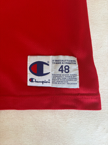 Champion Chicago Bulls #23 Jersey Size 48 Red Mesh Vintage 90s NBA Made in USA