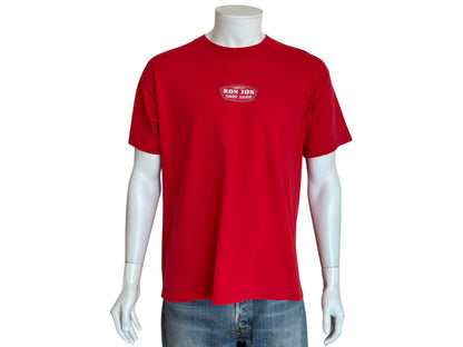 Vintage Ron Jon Surf Shop tee – bold comic-style surfer graphic with pure 90s beach energy. Large-AJ357 Studio