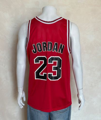 Champion Chicago Bulls #23 Jersey Size 48 Red Mesh Vintage 90s NBA Made in USA