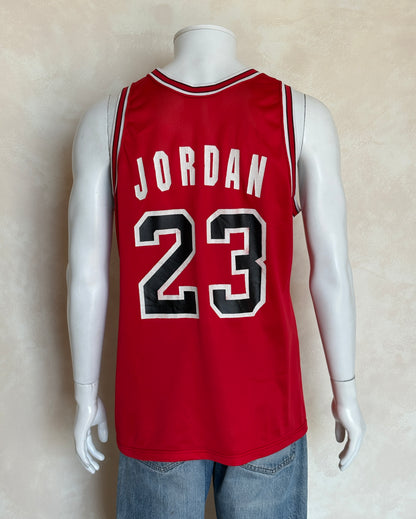 Champion Chicago Bulls #23 Jersey Size 44 Red Mesh Vintage 90s NBA Made in USA