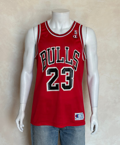 Champion Chicago Bulls #23 Jersey Size 44 Red Mesh Vintage 90s NBA Made in USA
