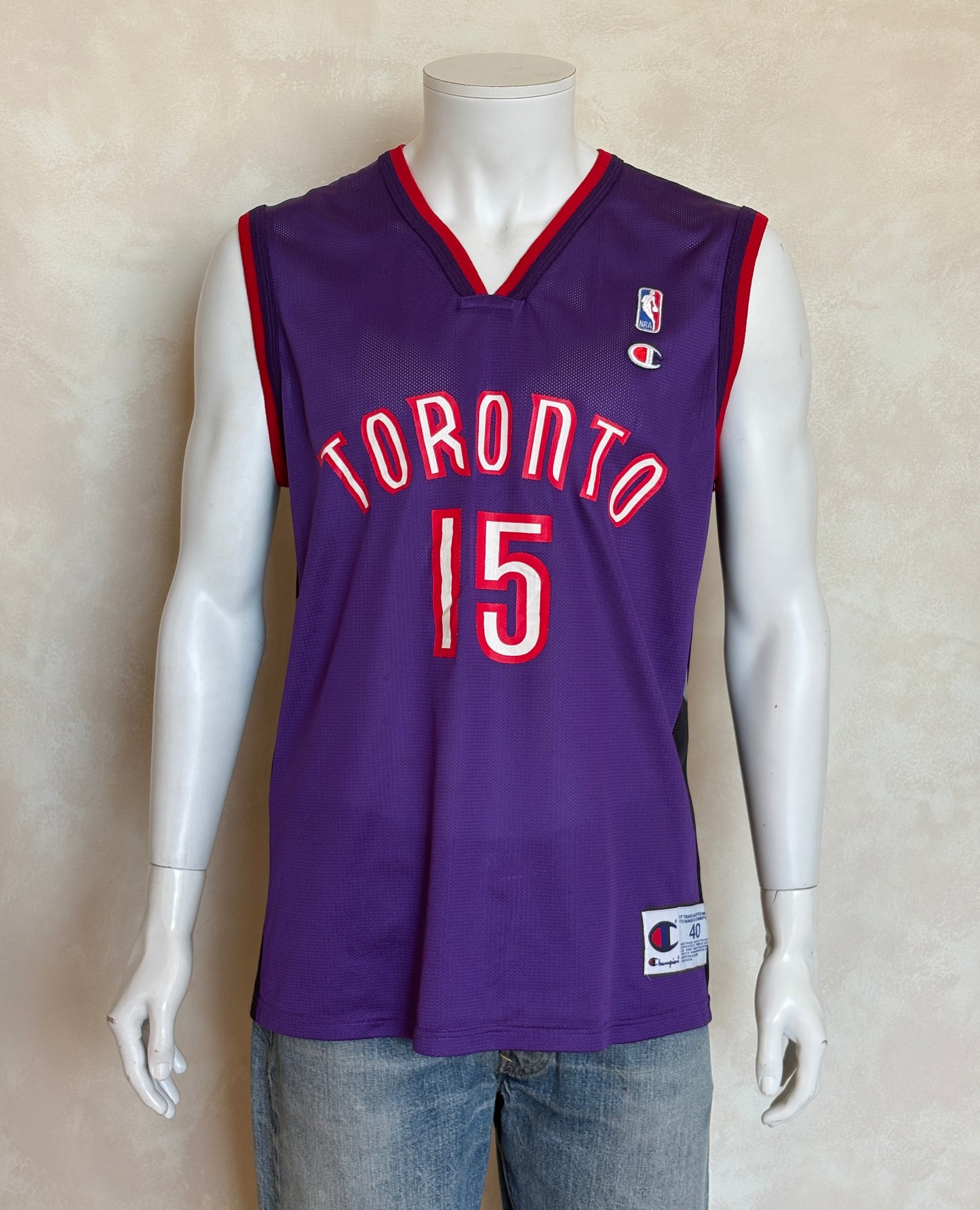 Champion LA Lakers #32 Magic Johnson Jersey Size 40 Gold Mesh Vintage 90s NBA