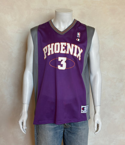 Champion Phoenix Suns #3 Marbury Jersey Size 40 Purple Mesh Vintage 90s NBA