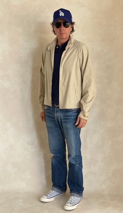 Size 42 Reg London Fog Vintage cotton jacket Made in USA-AJ357 Studio