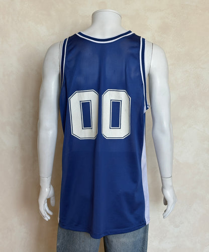 Champion Kentucky Wildcats #00 Jersey Size 48 Blue White Mesh 90s NCAA Made in USA