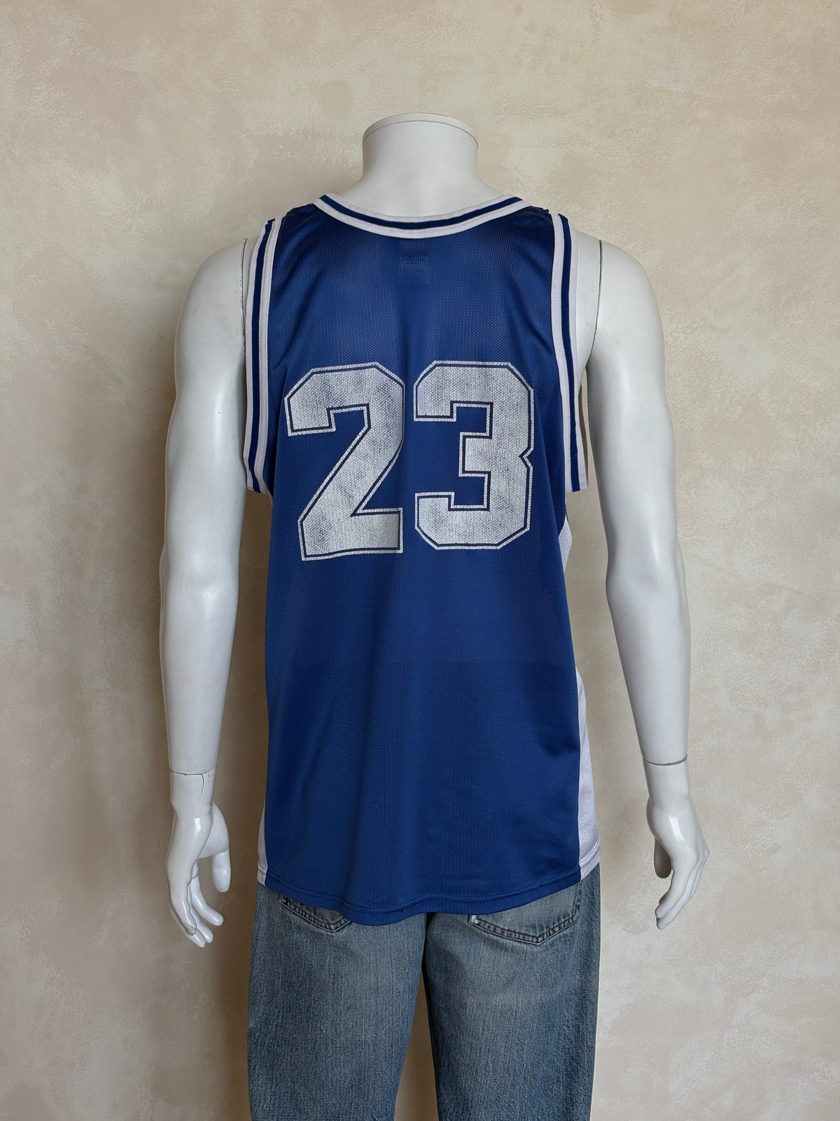 Champion Kentucky Wildcats Derek Anderson #23 Jersey Size 44 Blue White Mesh 90s NCAA USA-AJ357 Studio