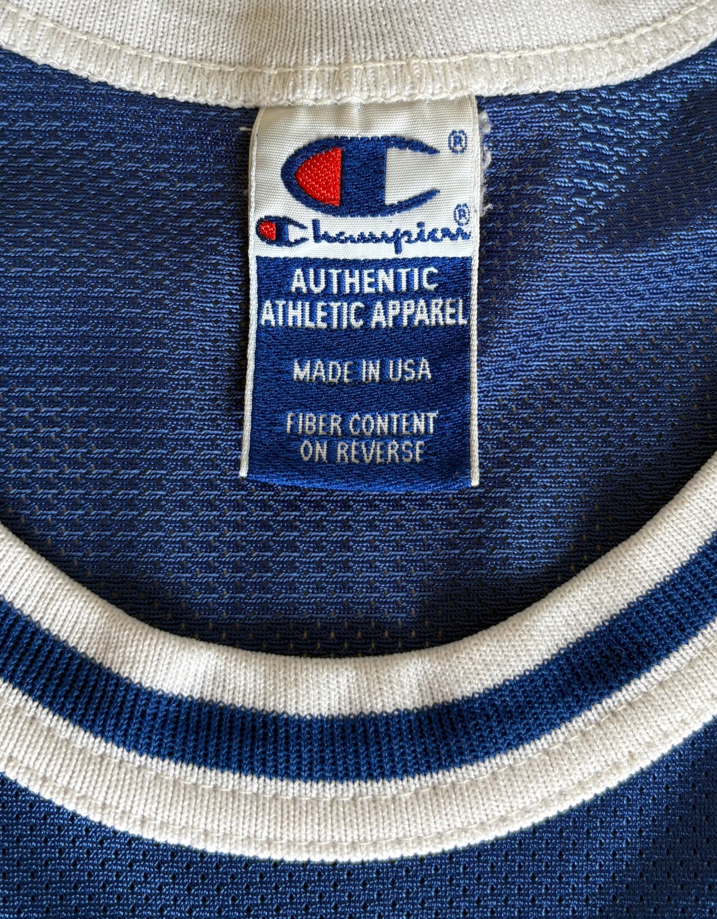 Champion Kentucky Wildcats Derek Anderson #23 Jersey Size 44 Blue White Mesh 90s NCAA USA