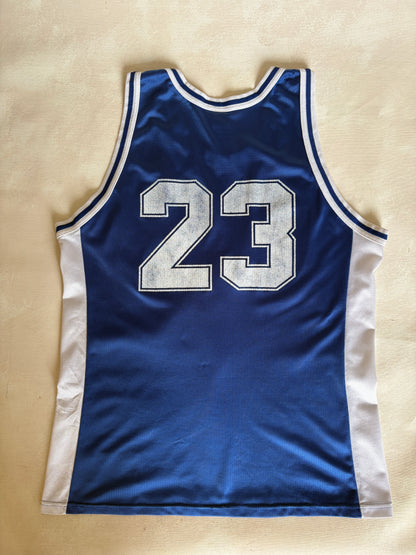 Champion Kentucky Wildcats Derek Anderson #23 Jersey Size 44 Blue White Mesh 90s NCAA USA