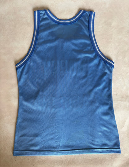 Champion North Carolina Tar Heels UNC Jersey Size 40 Carolina Blue Mesh 90s NCAA USA