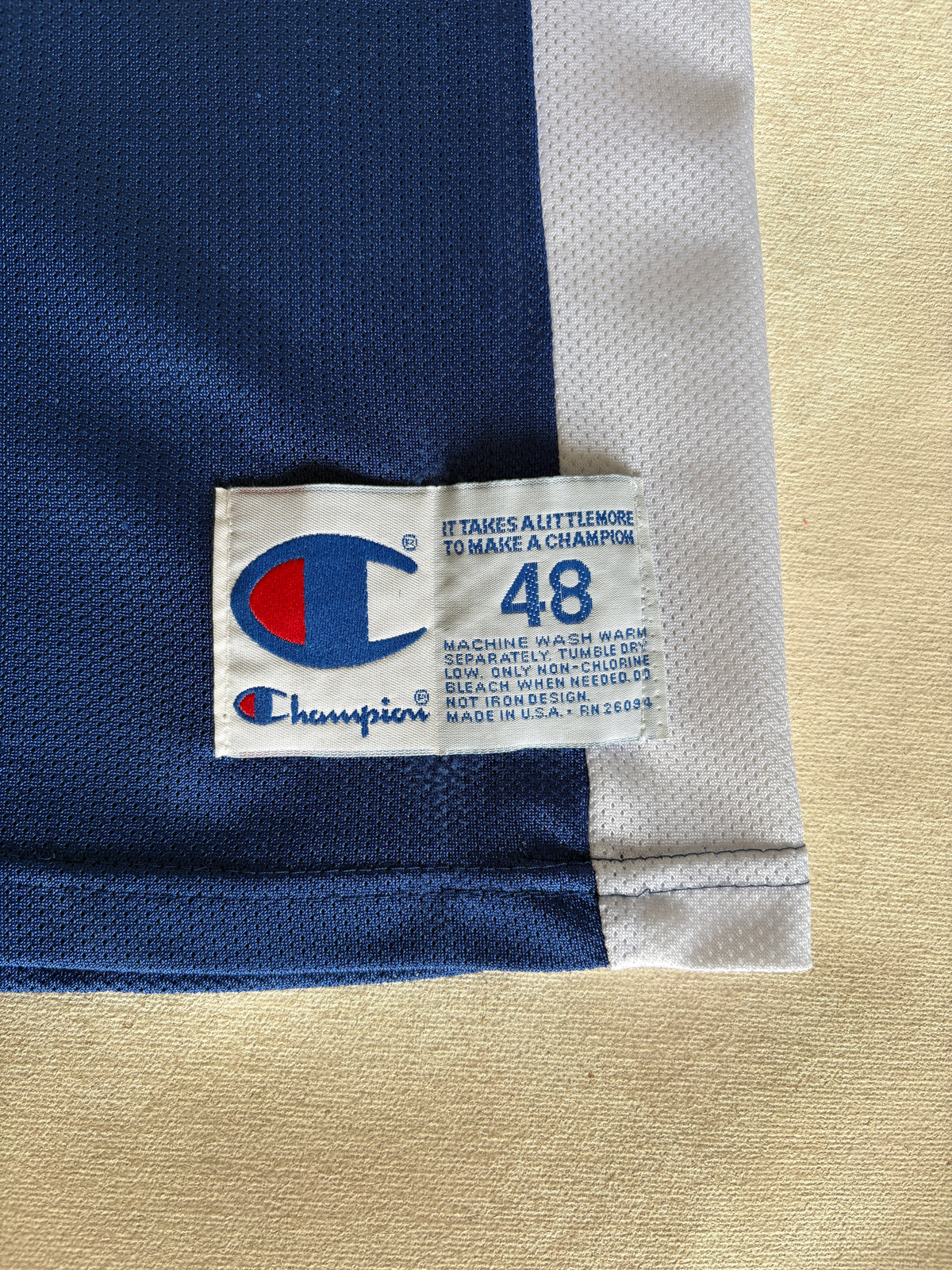 Champion Kentucky Wildcats #00 Jersey Size 48 Blue White Mesh 90s NCAA Made in USA-AJ357 Studio