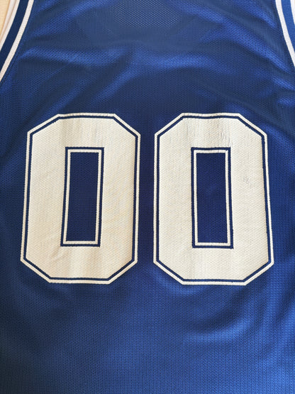 Champion Kentucky Wildcats #00 Jersey Size 48 Blue White Mesh 90s NCAA Made in USA