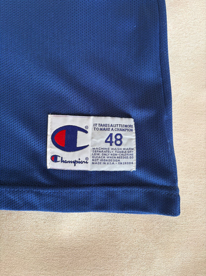Champion Golden State Warriors Latrell Sprewell #15 Jersey Size 48 Blue Mesh 90s NBA USA