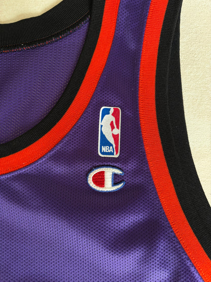 Champion Phoenix Suns Charles Barkley #34 Jersey Size 40 Purple Mesh 90s NBA Made USA