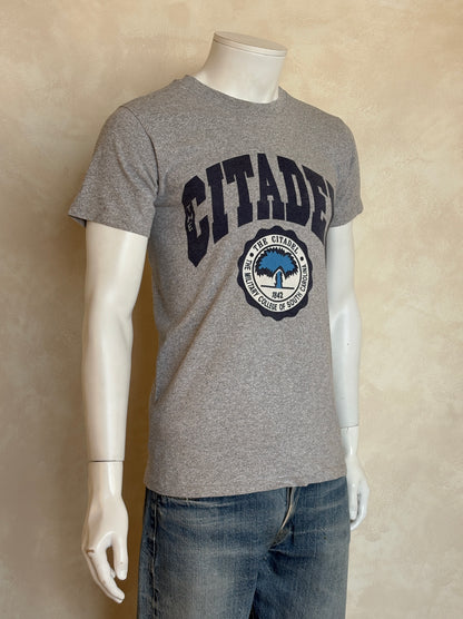 Vintage 80s Citadel tee – classic military college style from South Carolina’s iconic institution. Small-AJ357 Studio