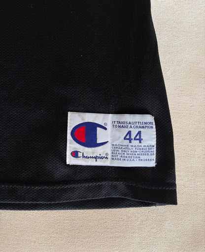 Champion Spurs Dennis Rodman #10 Jersey Size 44 Black Altered Front 90s NBA Made in USA