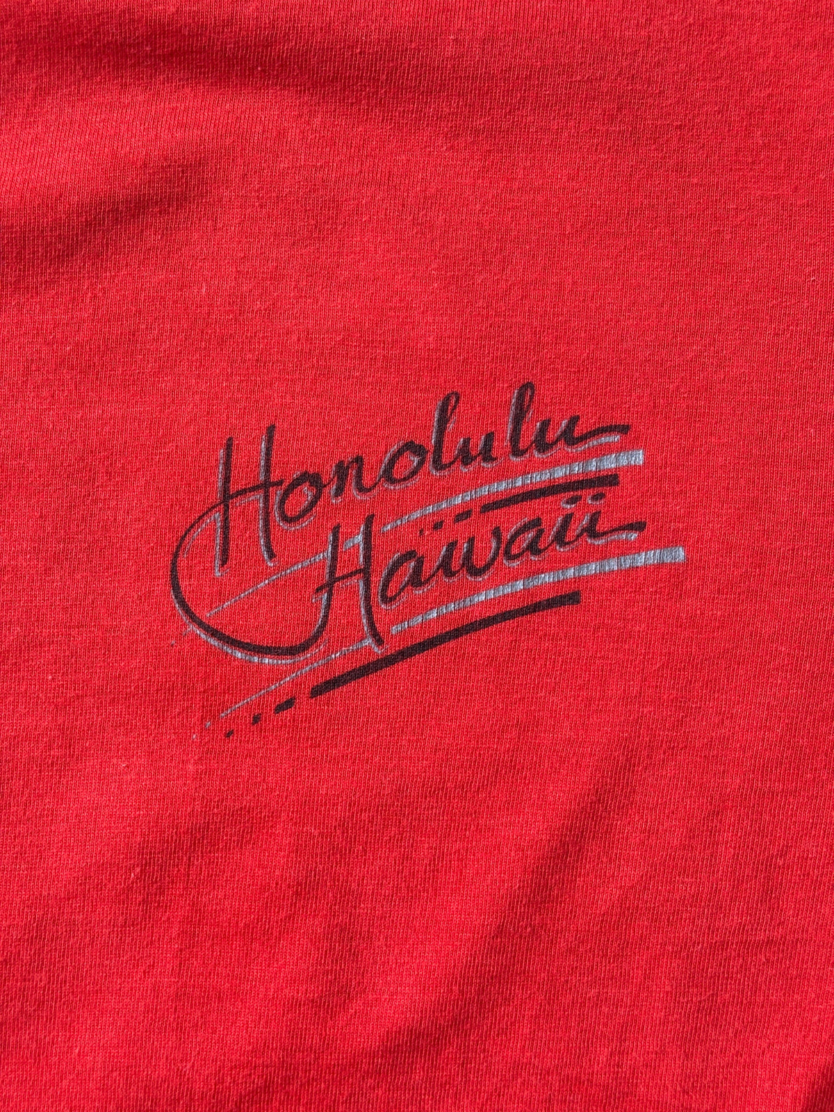 Vintage 80s Honolulu Hawaii t shirt. Large-AJ357 Studio