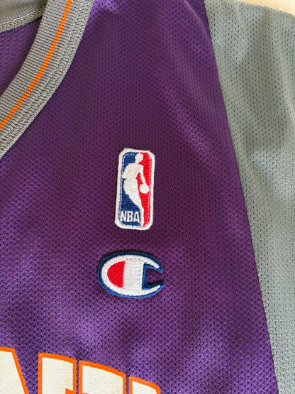 Champion Phoenix Suns #3 Marbury Jersey Size 40 Purple Mesh Vintage 90s NBA