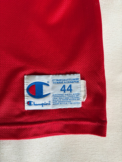 Champion Chicago Bulls #23 Jersey Size 44 Red Mesh Vintage 90s NBA Made in USA