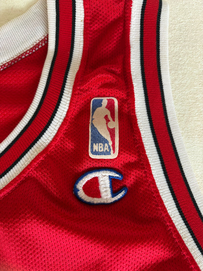 Champion Chicago Bulls #23 Jersey Size 44 Red Mesh Vintage 90s NBA Made in USA