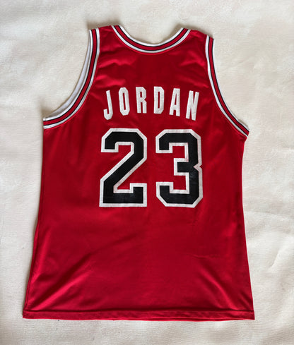Champion Chicago Bulls #23 Jersey Size 44 Red Mesh Vintage 90s NBA Made in USA