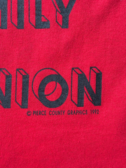 Vintage 1992 Anderson Family Reunion tee – classic 90s reunion shirt with bold lettering. Large-AJ357 Studio