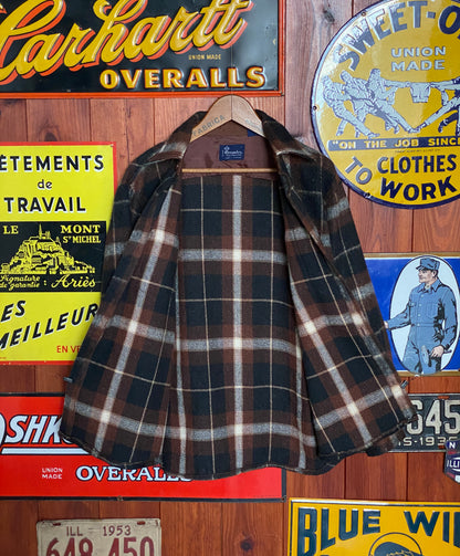 Size Large, 80s Heavy plaid shirt-AJ357 Studio