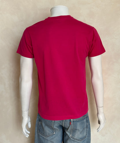 Vintage Vermont Symphony Orchestra T-Shirt – Fuchsia Pink, 80s Music Logo, Rare and Original-Large-AJ357 Studio