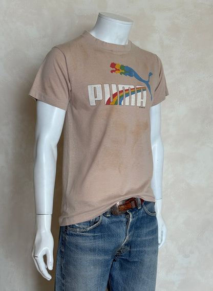 Vintage 1983 Puma T-Shirt – Size L – Made in USA – Classic Sportswear Graphic-AJ357 Studio