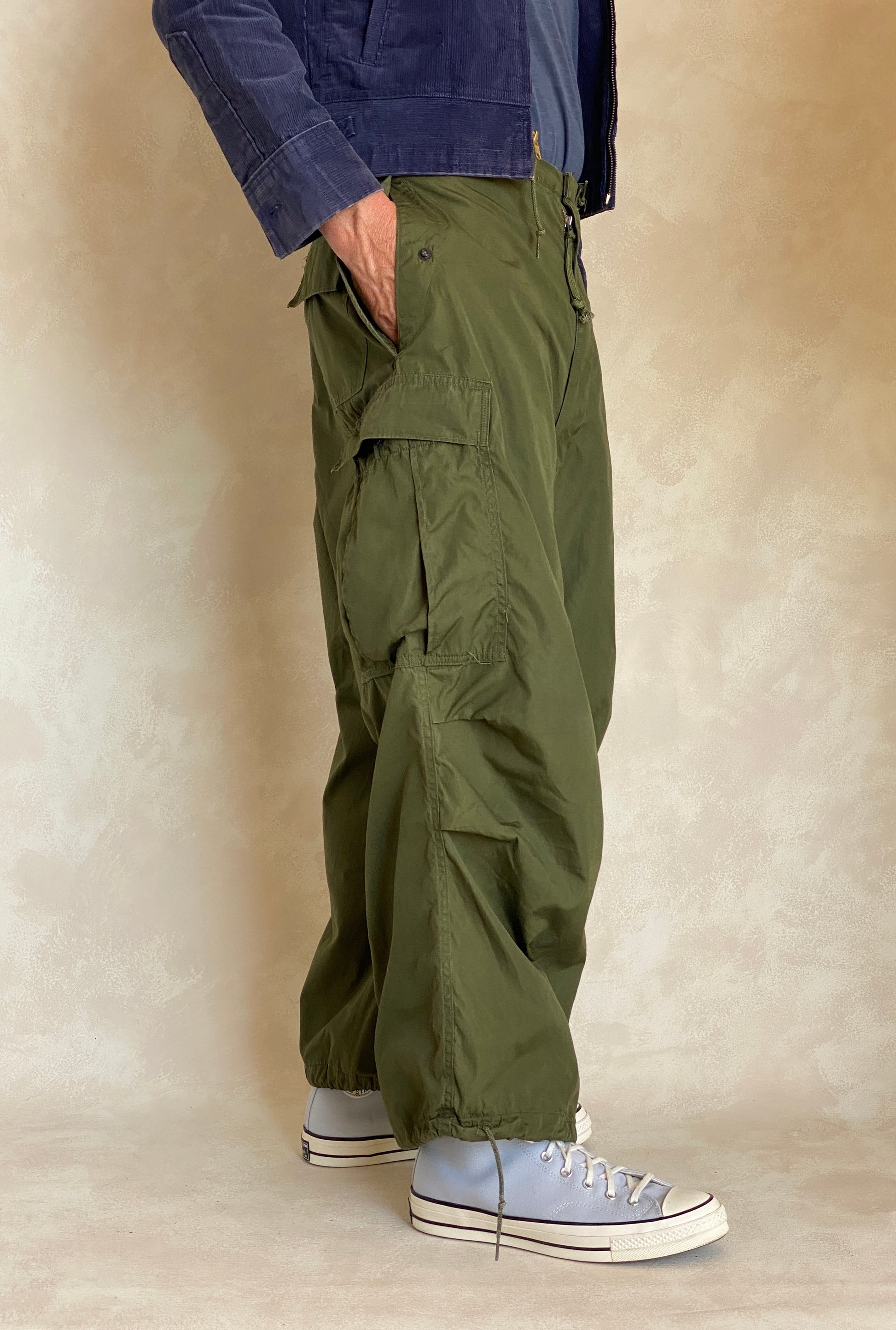 Small Reg. Model 1951 Military Arctic Shell Pants - USA Vintage Bcn