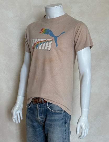 Vintage 1983 Puma T-Shirt – Size L – Made in USA – Classic Sportswear Graphic-AJ357 Studio