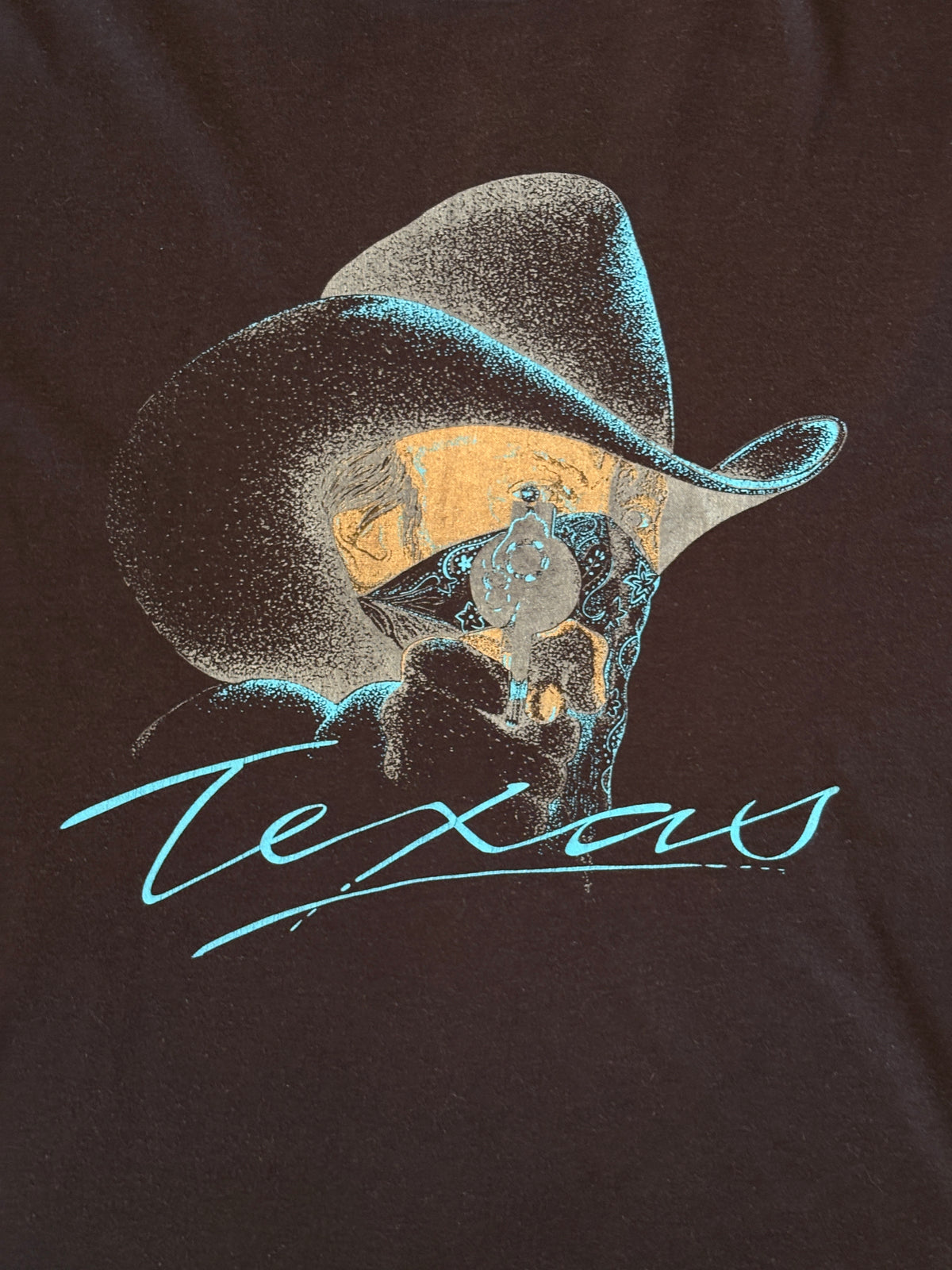 Vintage 80s Texas t shirt. Made in USA - Large-AJ357 Studio