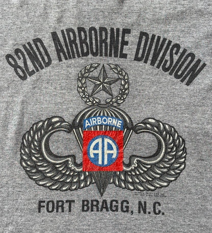 Vintage 82nd Airborne Division T-Shirt – XL – Fort Bragg Military Tee – 1991 Graphic – Made in USA-AJ357 Studio