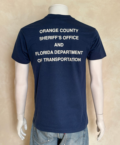Vintage 80s “Buckle That Belt” Crash Test Dummies Tee – Florida Dept. of Transportation. Made in USA. L-AJ357 Studio