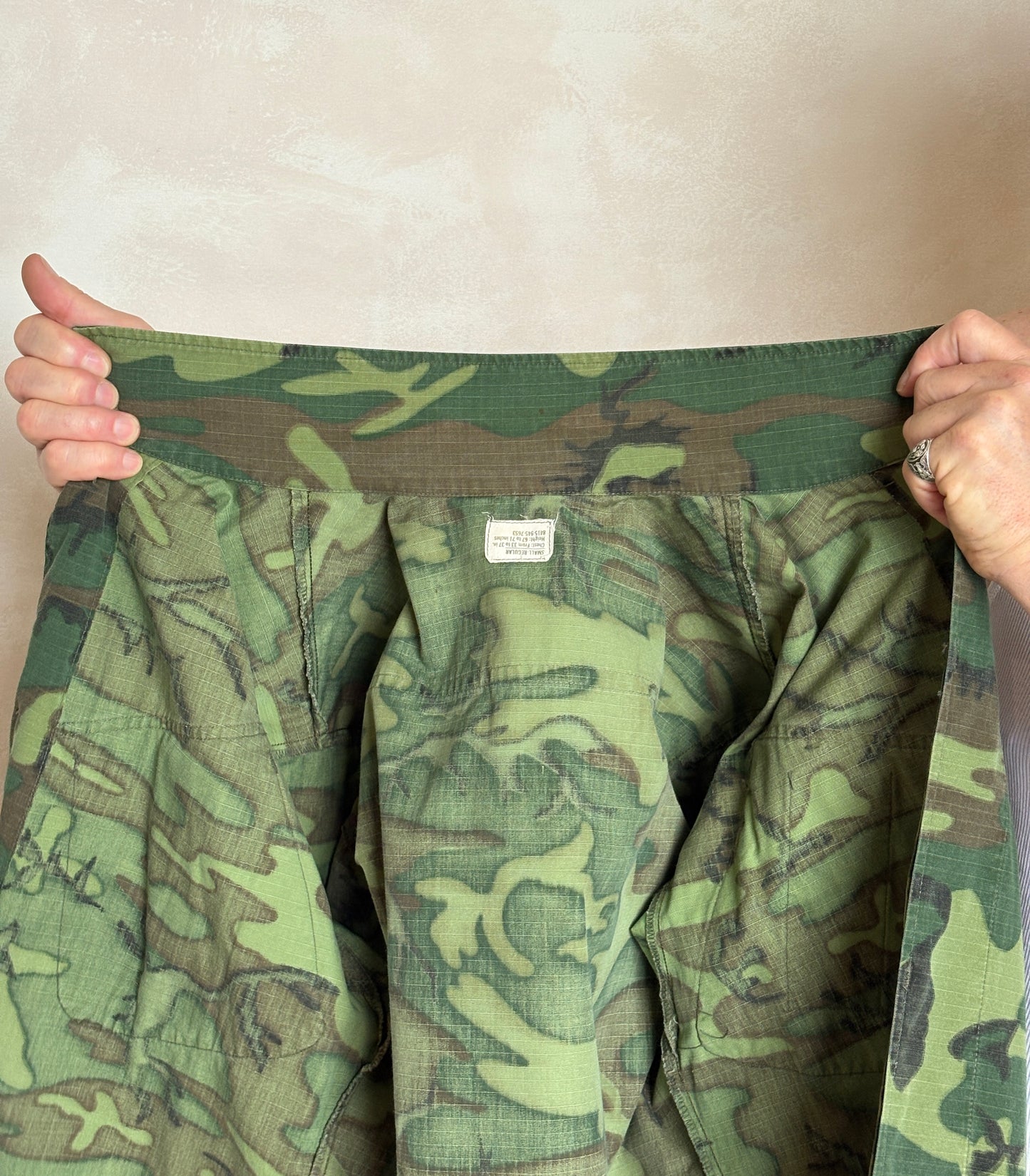 Small Reg. Authentic Third Pattern 1968 ERDL Camouflage Jungle Jacket | Vietnam War Era