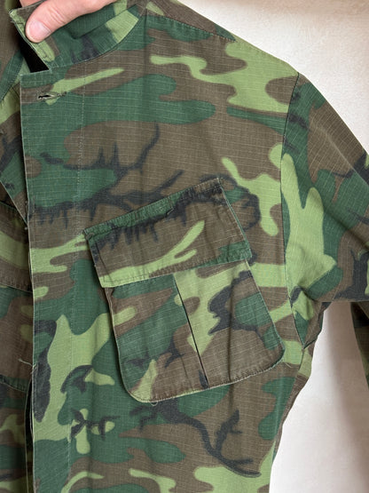 Small Reg. Authentic Third Pattern 1968 ERDL Camouflage Jungle Jacket | Vietnam War Era