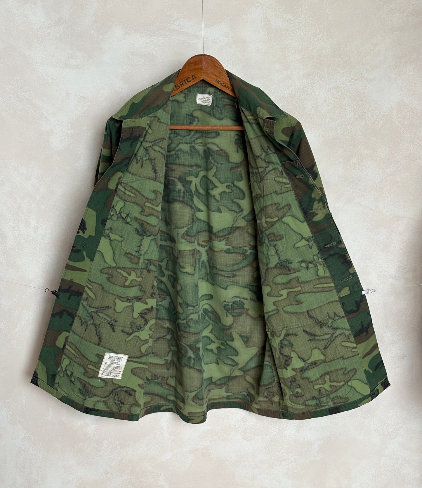 Small Reg. Authentic Third Pattern 1968 ERDL Camouflage Jungle Jacket | Vietnam War Era