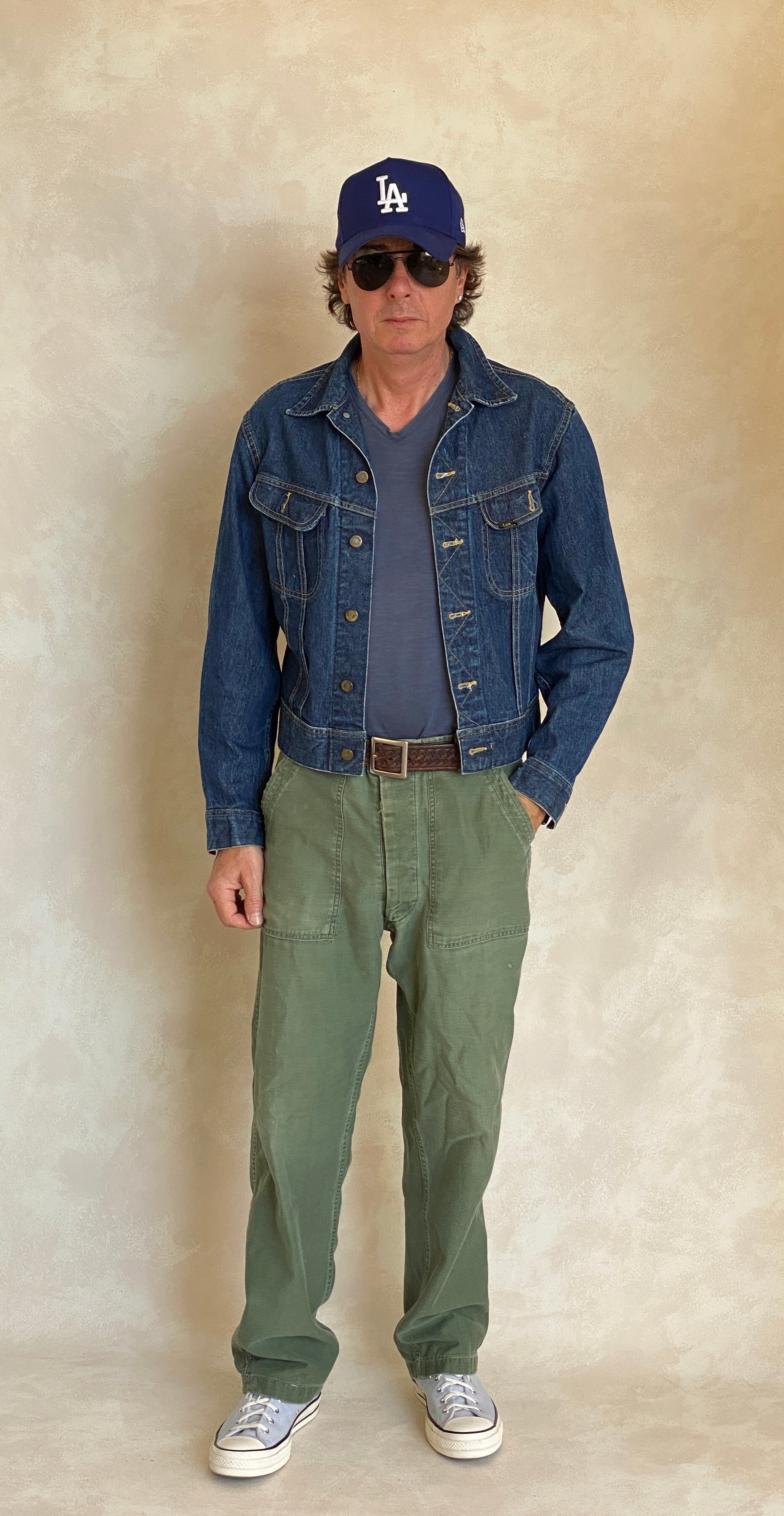 vintage 60s lee 101j denim jacket sanforized union made in usa size 40us 50eu aj357 studio