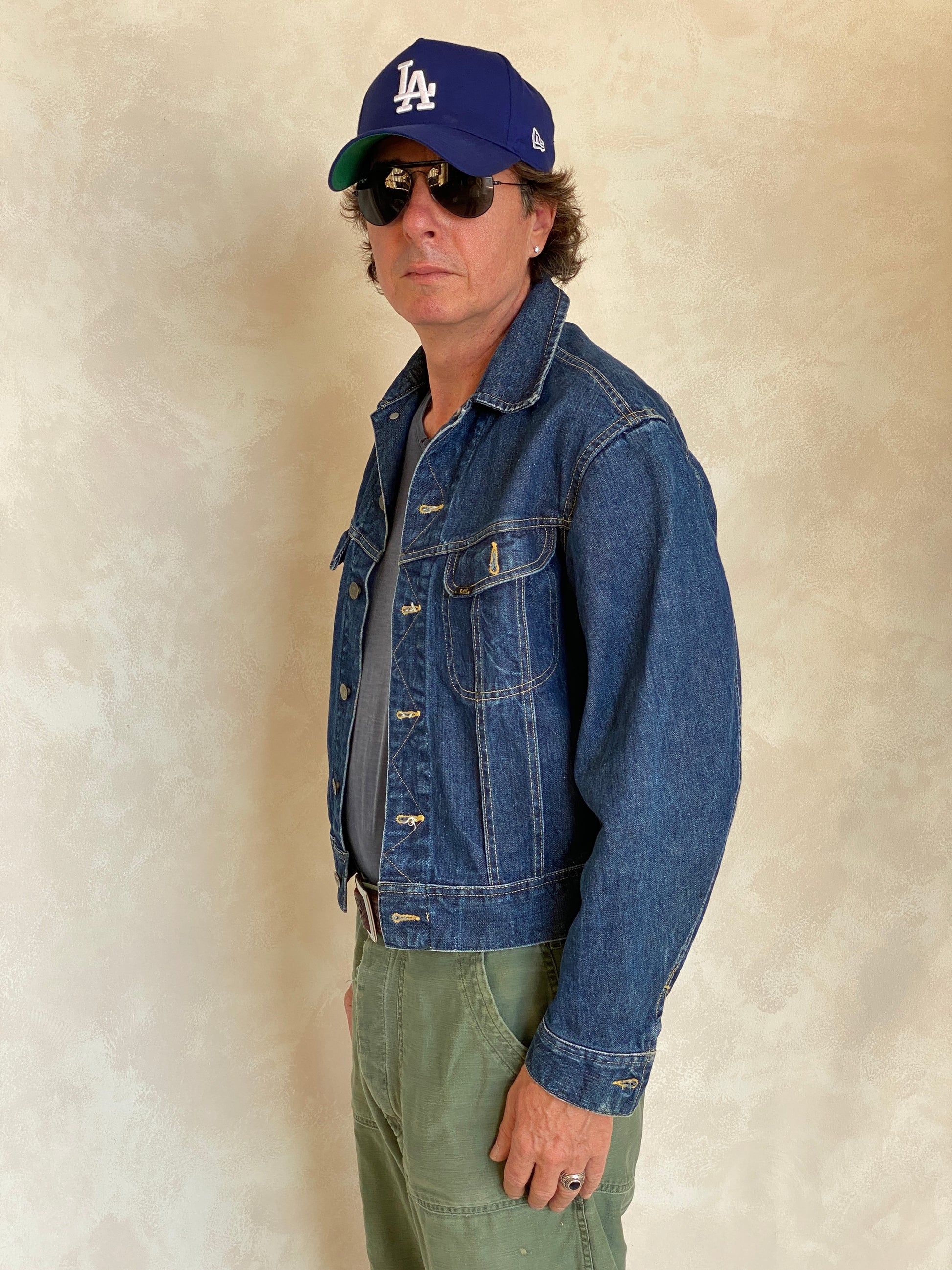 vintage 60s lee 101j denim jacket sanforized union made in usa size 40us 50eu aj357 studio