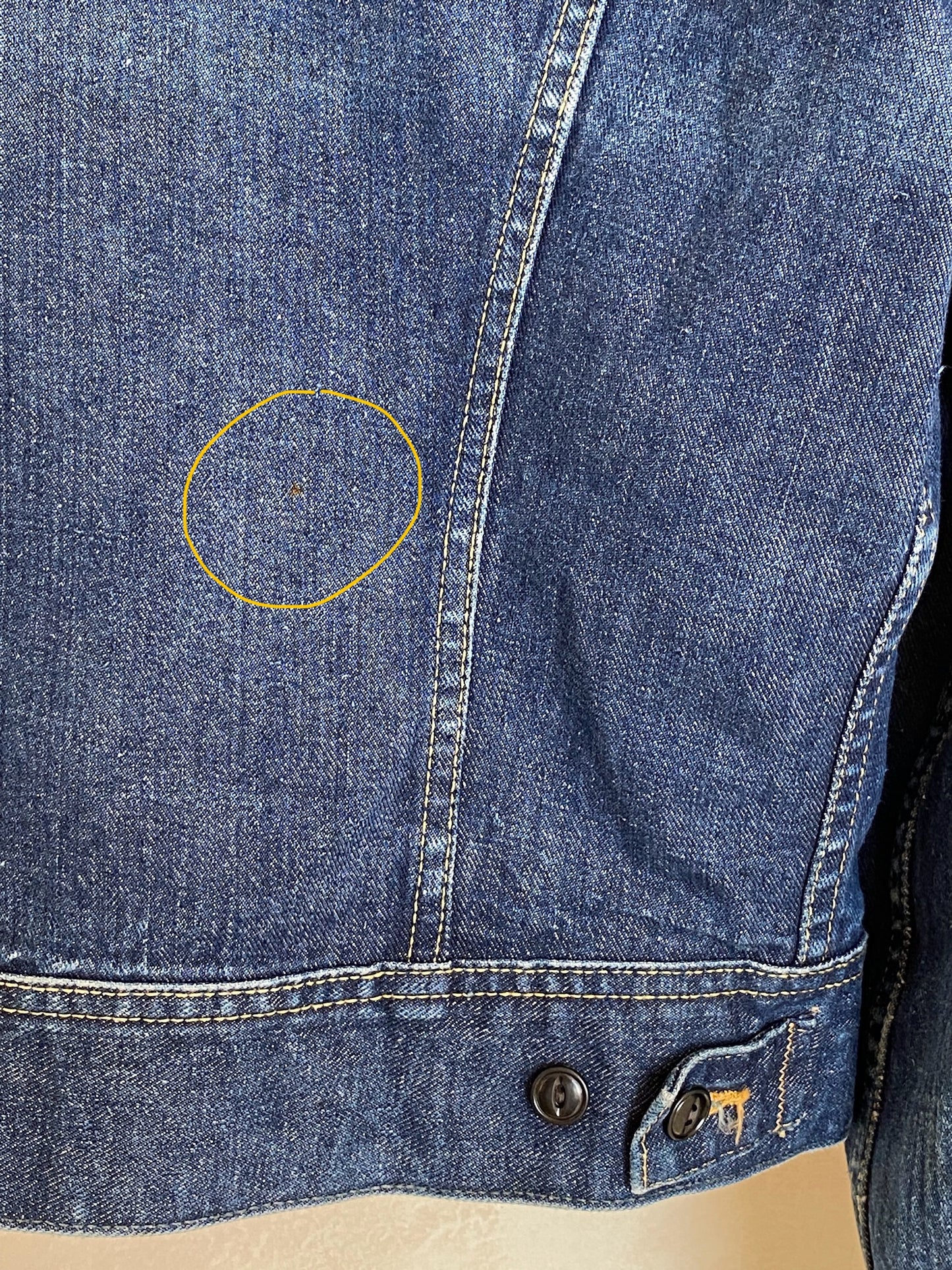 vintage 60s lee 101j denim jacket sanforized union made in usa size 40us 50eu aj357 studio