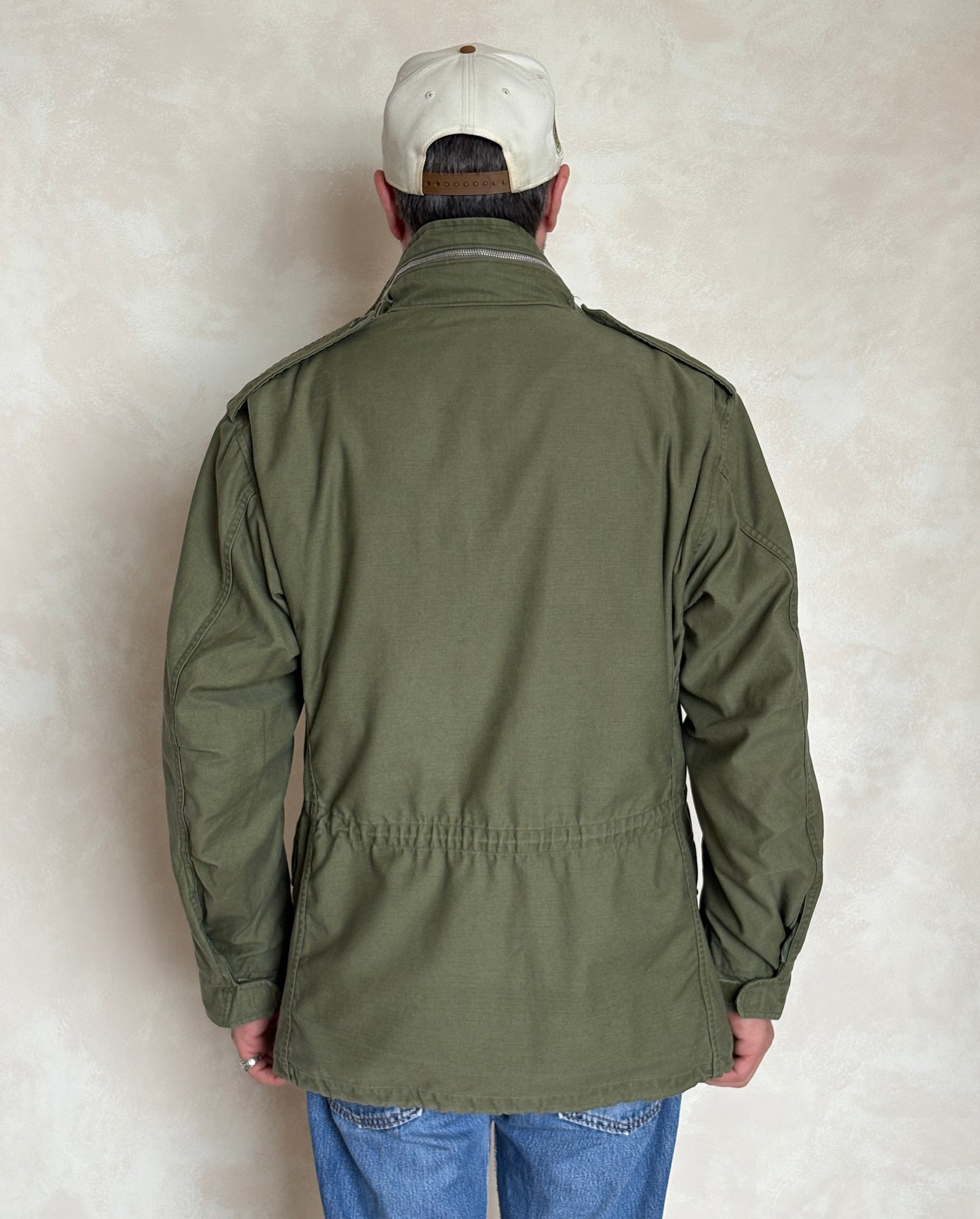 Size Med Reg. Authentic 1970 M-65 US Army Field Jacket | OG-107 Military Issue