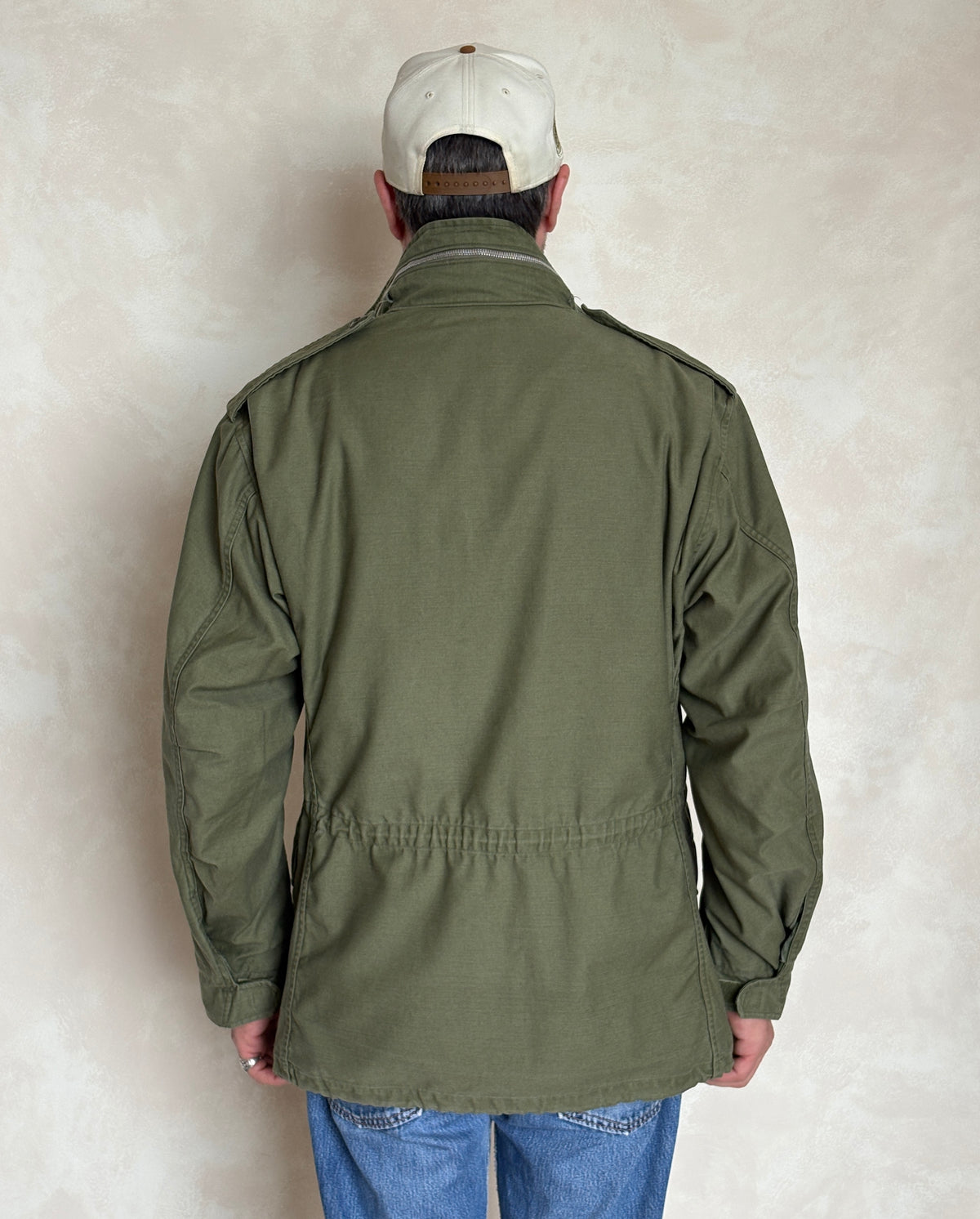 Size Med Reg. Authentic 1970 M-65 US Army Field Jacket | OG-107 Military Issue-AJ357 Studio