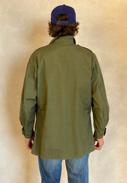 Med reg. Authentic 1966 2nd Pattern US Army Vintage tropical Vietnam jungle jacket.-AJ357 Studio