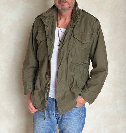 Small Short. Authentic 1984 U.S Army  M-65 Field Jacket | OG-107 Military Issue