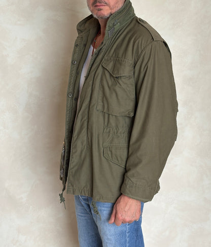 Small Short. Authentic 1984 U.S Army  M-65 Field Jacket | OG-107 Military Issue